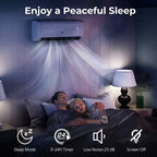 Costway 24,000 BTU Mini Split Air Conditioner AC Unit with Heat Pump & Alexa Googlehome Remote Control