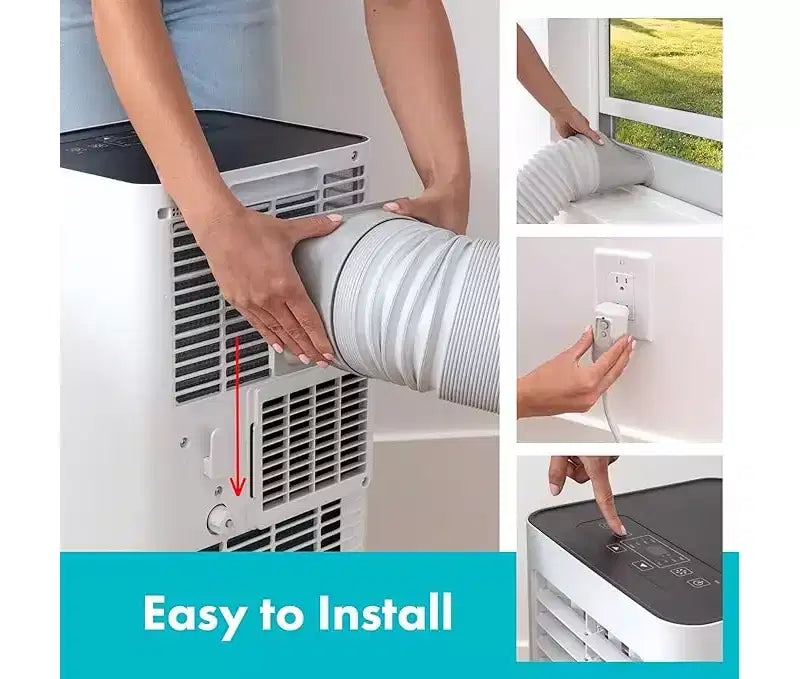 Climatiseur portable compact et autonome SereneLife - Blanc