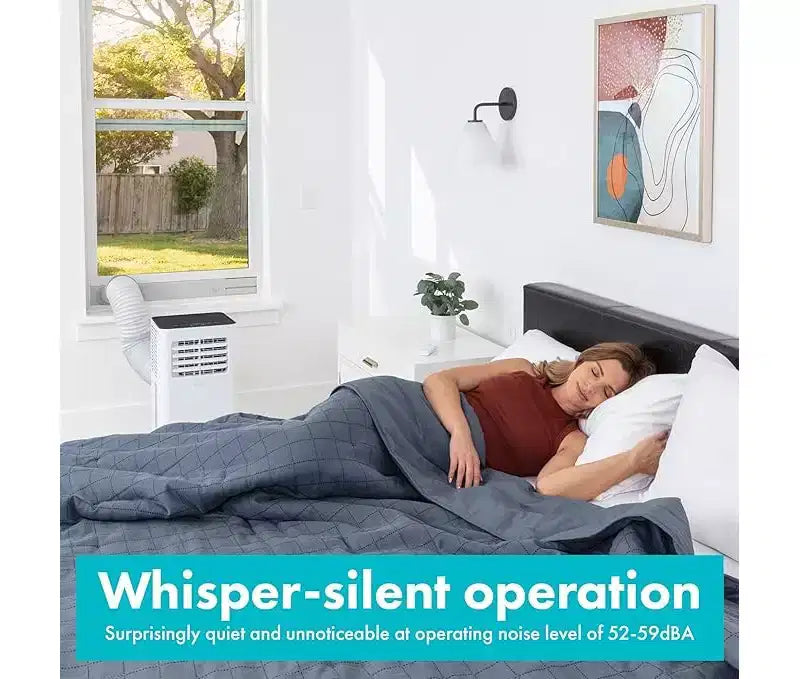SereneLife 8,000 BTU Portable AC with WiFi, Dehumidifier & Fan