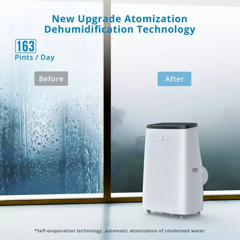 Garvee 14,000BTU Portable Air Conditioner, Fan with Remote Control 9,300 BTU (DOE)