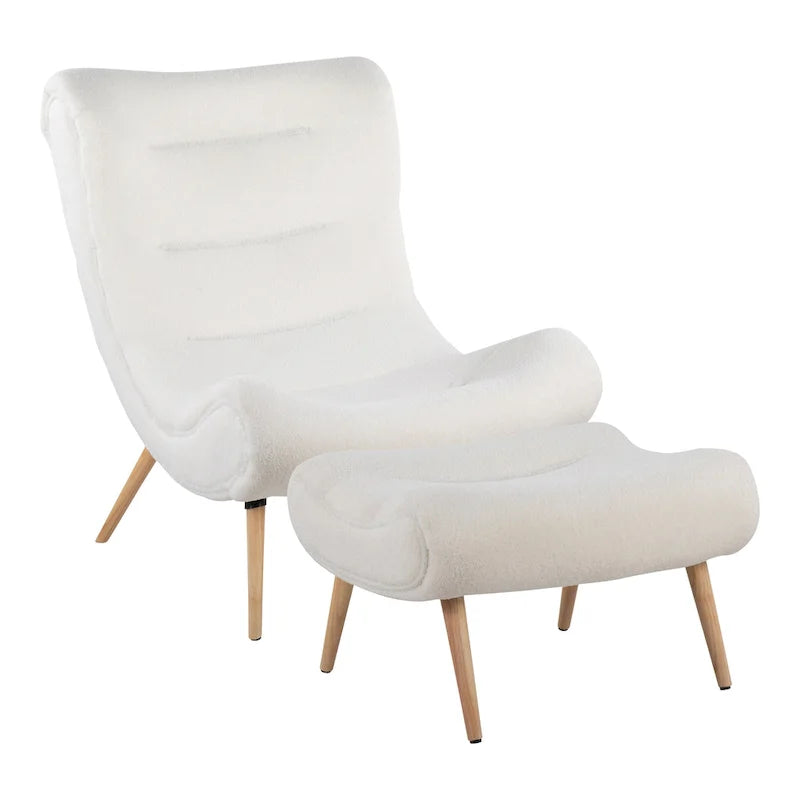 Sillón Sherpa con otomana