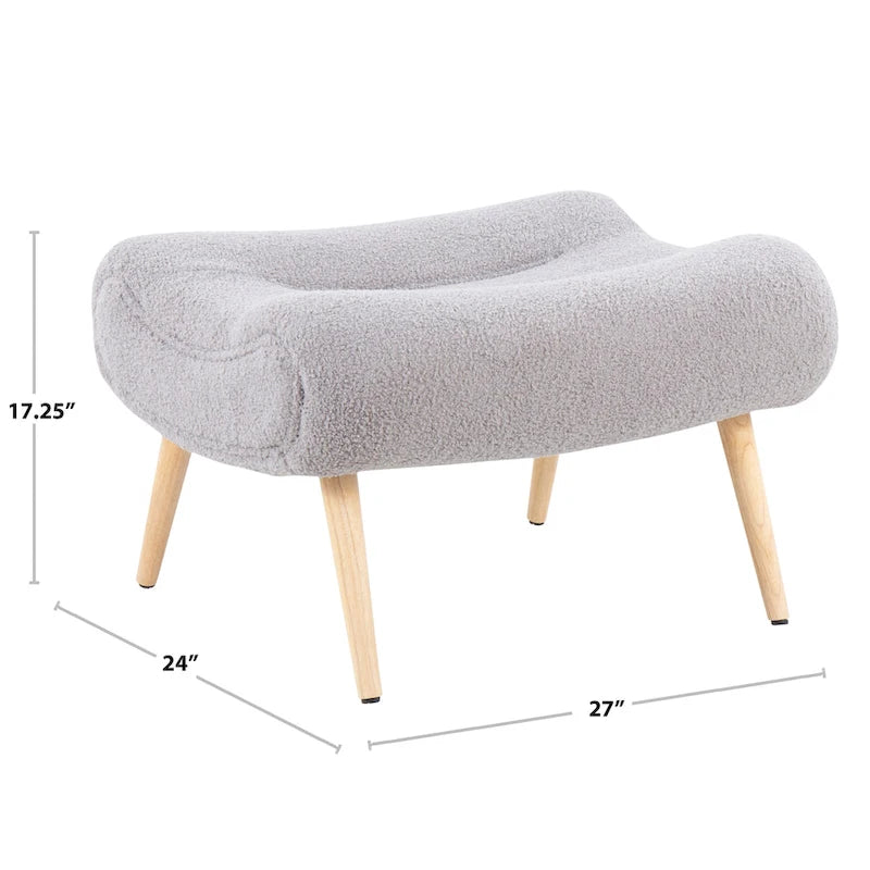 Sillón Sherpa con otomana