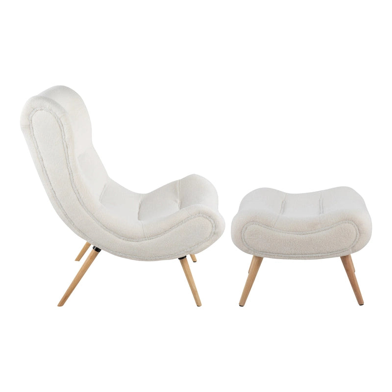 Sillón Sherpa con otomana