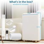 Climatiseur portable 14 000/12 000 BTU