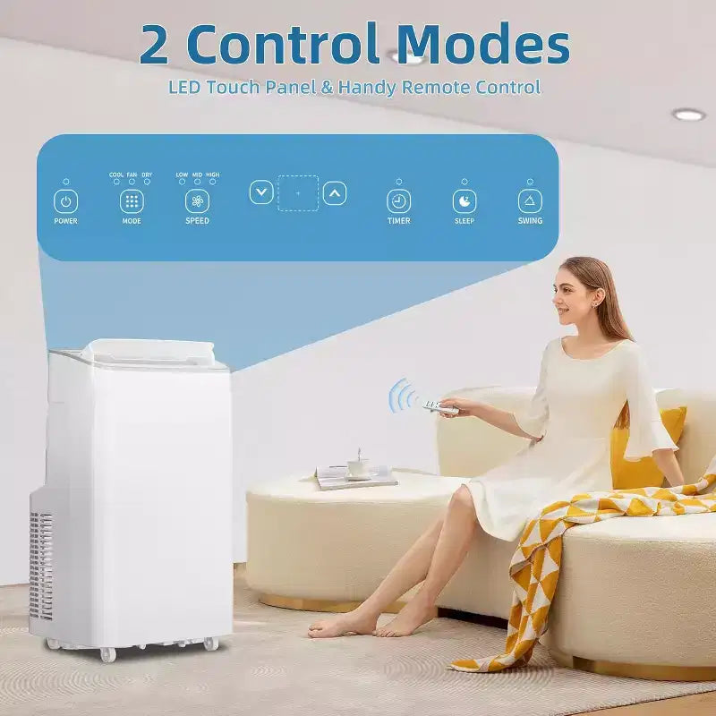 Climatiseur portable 14 000/12 000 BTU