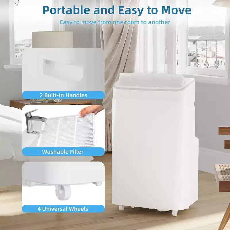 Climatiseur portable 14 000/12 000 BTU