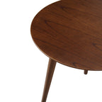 Table d'appoint Evie Wood avec revêtement en faux bois par Christopher Knight Home - 20L x 20W x 22H