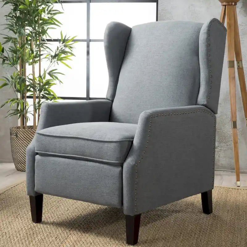 Wescott Wingback Pushback Recliner by Christopher Knight Home