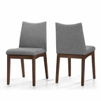 Dimitri Mid-Century Fabric Dining Chair (Set of 2) by Christopher Knight Home