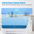 Climatiseur portable Costway 8000 BTU 3-en-1 Refroidisseur d'air Déshumidificateur Ventilateur Minuteur 24H 5000 BTU (8000 BTU ASHRAE)