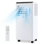 Costway 6500 BTU(10000 BTU ASHRAE) Portable Air Conditioner 3 -in-1 Air Cooler Dehumidifier Fan 24H Timer