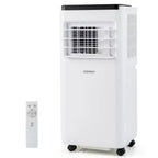 Climatiseur portable Costway 6500 BTU (10000 BTU ASHRAE) refroidit jusqu'à 32,5 m² avec ventilateur et déshumidificateur