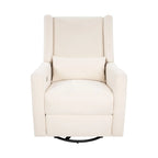 Fauteuil inclinable motorisé de luxe Tanya avec fonction pivotante et basculante, fauteuil inclinable de salon rembourré avec support lombaire