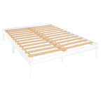 14 Inch Solid Pine Wood Platform Bed Frame No Squeak Bed Frame with Wooden Slats No Box Spring Needed
