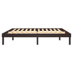 14 Inch Solid Pine Wood Platform Bed Frame No Squeak Bed Frame with Wooden Slats No Box Spring Needed