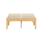 14 Inch Solid Pine Wood Platform Bed Frame No Squeak Bed Frame with Wooden Slats No Box Spring Needed