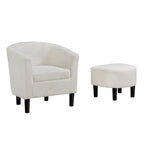 Convenience Concepts Take a Seat Churchill Accent Chair with Ottoman