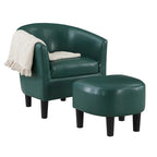 Convenience Concepts Take a Seat Churchill Accent Chair with Ottoman