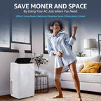 Air Conditioner,12000BTU Portable Air Conditioner with Dehumidifier and Fan Modes