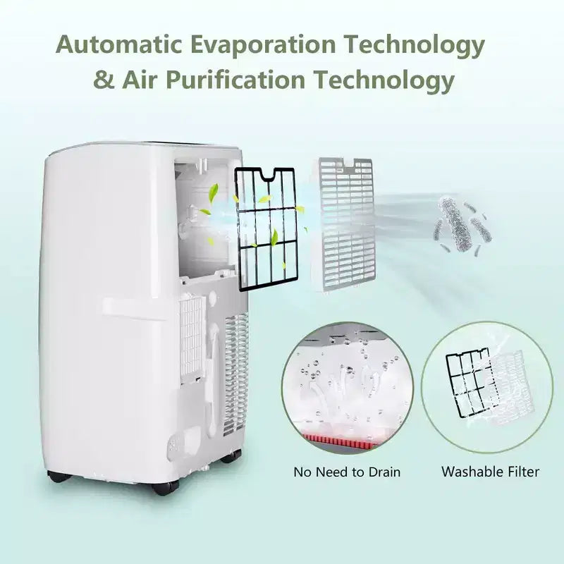 12000BTU Portable Air Conditioners for Bedroom up to 550 Sq Ft