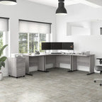 Bureau d'angle d'ordinateur 48W Studio A de Bush Business Furniture