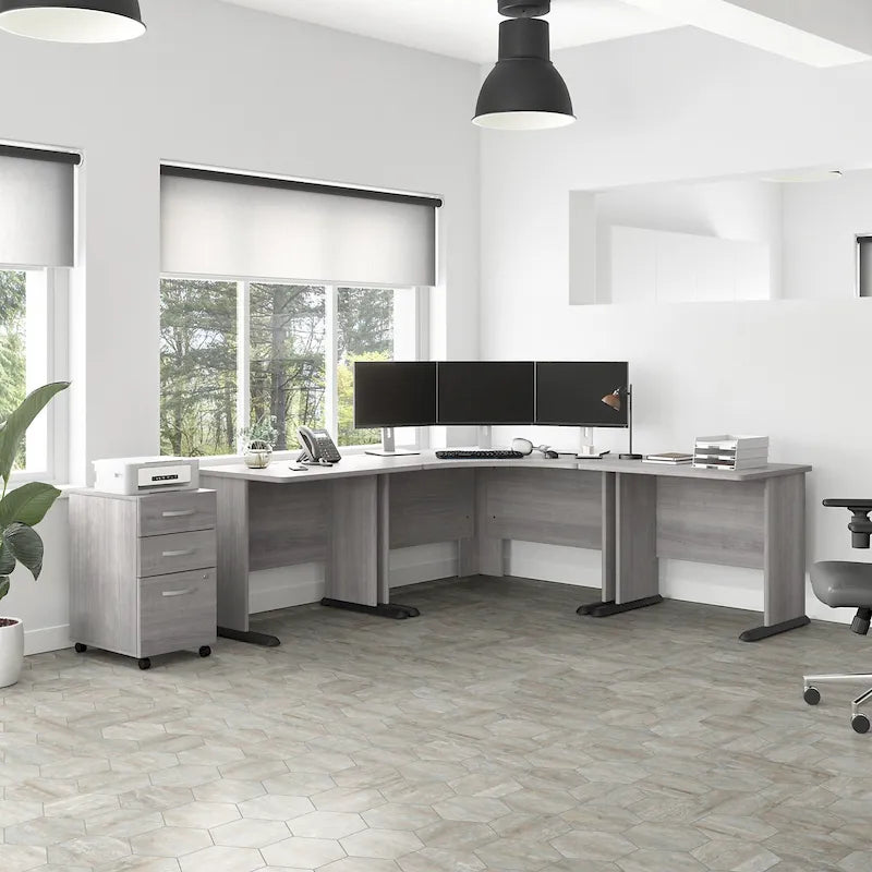 Bureau d'angle d'ordinateur 48W Studio A de Bush Business Furniture