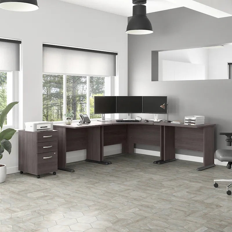 Bureau d'angle d'ordinateur 48W Studio A de Bush Business Furniture
