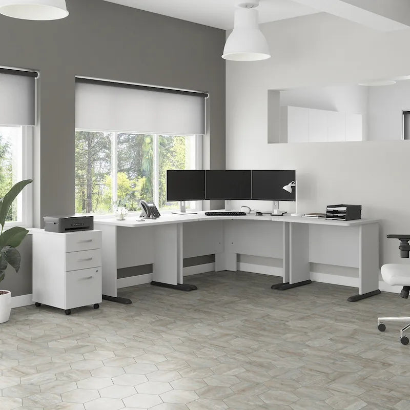 Bureau d'angle d'ordinateur 48W Studio A de Bush Business Furniture
