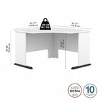 Bureau d'angle d'ordinateur 48W Studio A de Bush Business Furniture