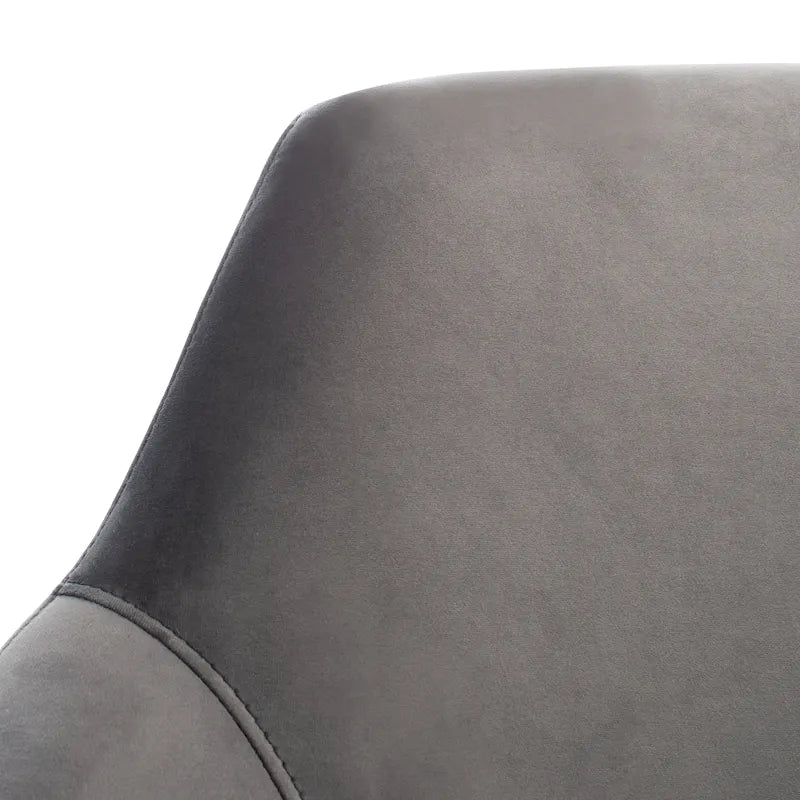 SAFAVIEH Couture Citine Fauteuil d'appoint pivotant en velours - 31.1 l x 32.3 L x 29.5 H - 31.1 l x 32.3 L x 29.5 H