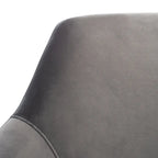 SAFAVIEH Couture Citine Fauteuil d'appoint pivotant en velours - 31.1 l x 32.3 L x 29.5 H - 31.1 l x 32.3 L x 29.5 H