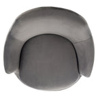 SAFAVIEH Couture Citine Fauteuil d'appoint pivotant en velours - 31.1 l x 32.3 L x 29.5 H - 31.1 l x 32.3 L x 29.5 H