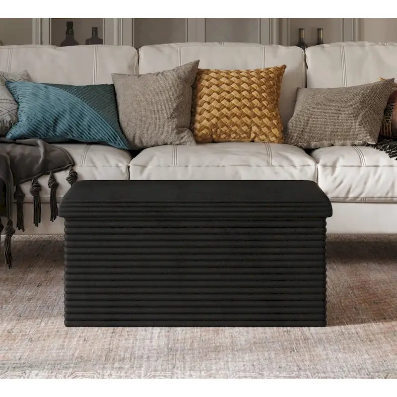 Florence Upholstered Folding Storage Bench