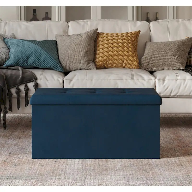 Florence Upholstered Folding Storage Bench