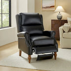 Fauteuil inclinable manuel en similicuir végétalien Terri par HULALA HOME