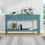 Rustic Entryway Console Table