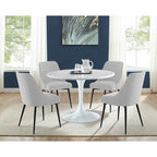 Steve Silver Fagared Chaise de salle à manger en tissu (Lot de 2)