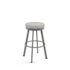 Taburete giratorio con asiento acolchado