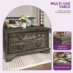 Table basse carrée à plateau relevable Moasis Farmhouse avec rangement