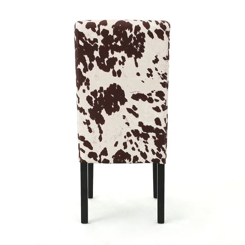 Pertica Patterned Upholstered Dining Chairs (Set of 4) by Christopher Knight Home