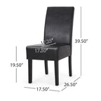 Pertica Patterned Upholstered Dining Chairs (Set of 4) by Christopher Knight Home