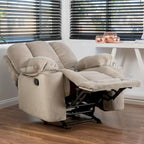 Christopher Knight Home Gannon Fabric Reclining Glider Club Chair