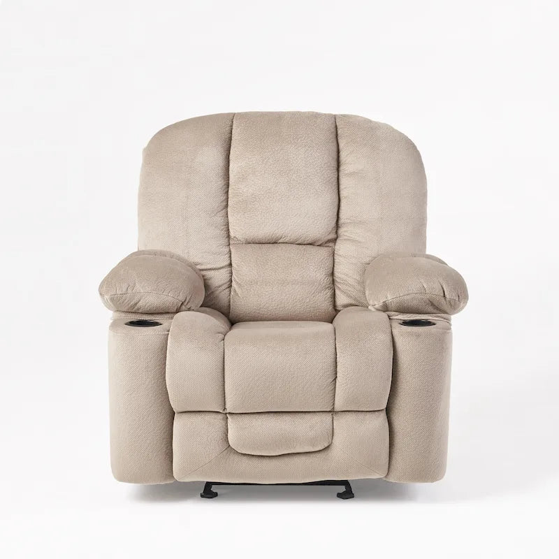 Christopher Knight Home Gannon Fabric Reclining Glider Club Chair