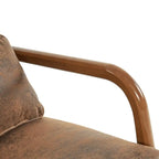 Fauteuil à bascule/fauteuil d'appoint rembourré double usage à dossier haut 39,37 W