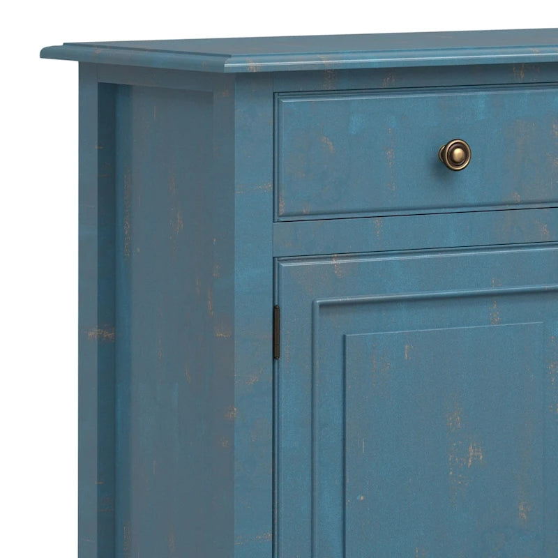 WYNDENHALL Hampshire 40 Wide Solid Wood Traditional Entryway Storage Cabinet - 40w x 15d x 36 h