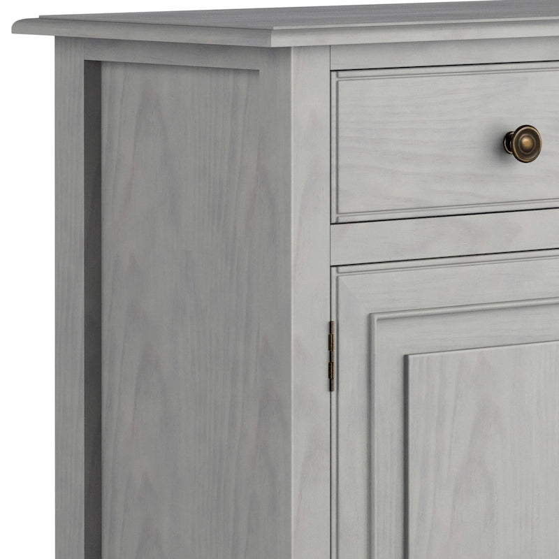 WYNDENHALL Hampshire 40 Wide Solid Wood Traditional Entryway Storage Cabinet - 40w x 15d x 36 h