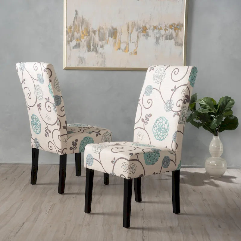 Christopher Knight Home Pollards Chaises de salle à manger rembourrées (lot de 2) - N/A