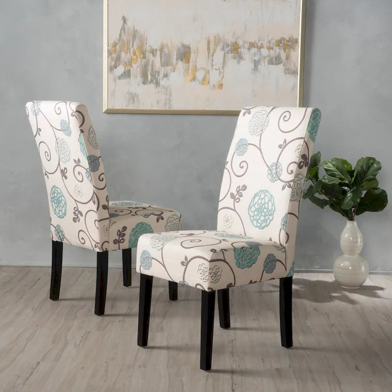 Christopher Knight Home Pollards Chaises de salle à manger rembourrées (lot de 2) - N/A