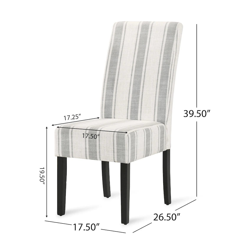 Christopher Knight Home Pollards Chaises de salle à manger rembourrées (lot de 2) - N/A