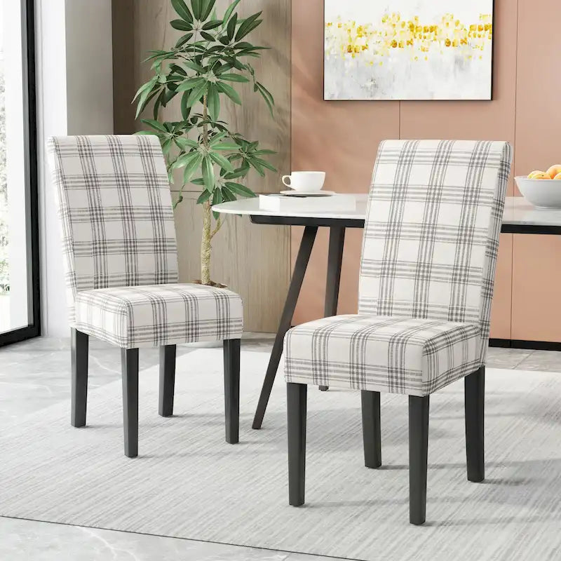 Christopher Knight Home Pollards Chaises de salle à manger rembourrées (lot de 2) - N/A